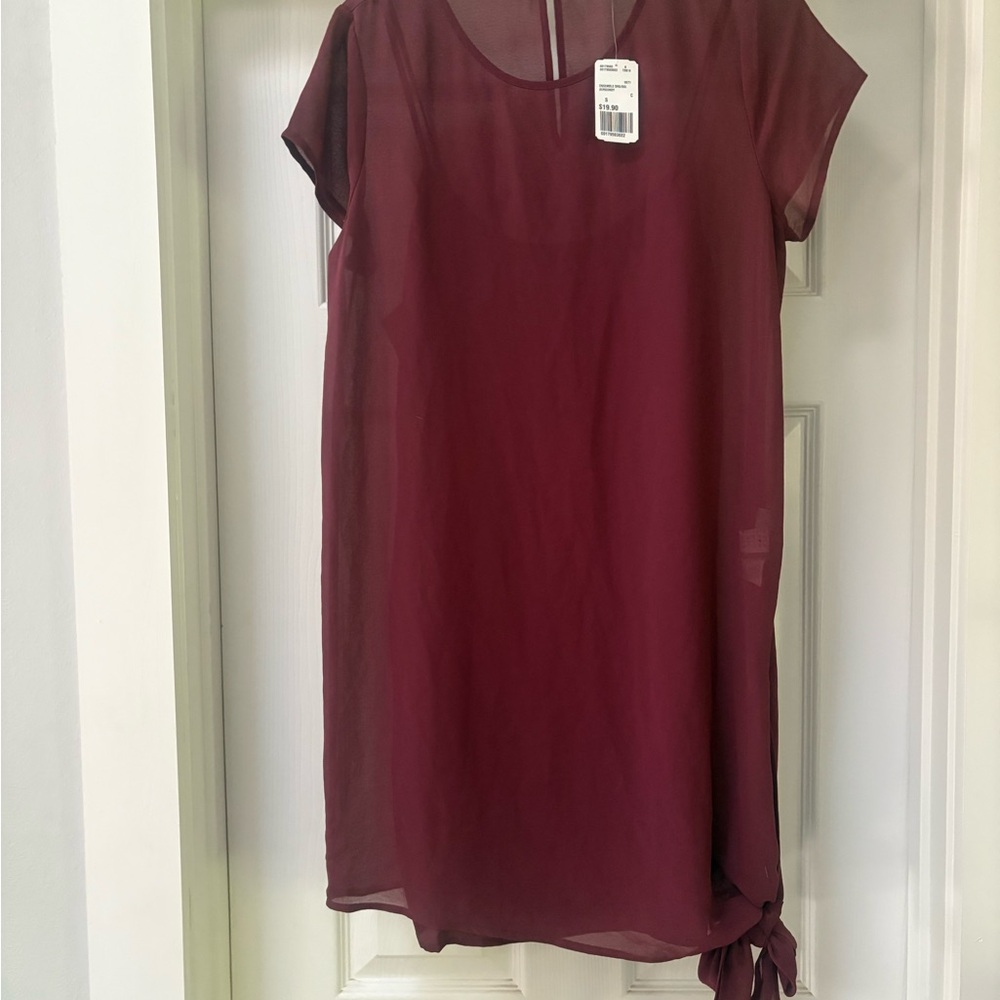 Forever 21 Burgundy Midi Dress